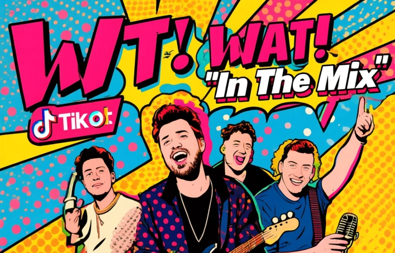 Visuele weergave van Tweede seizoen TikTok In The Mix podcast
