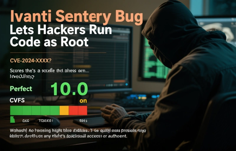 Visual representation of Ivanti Sentry Bug Lets Hackers Run Code as Root