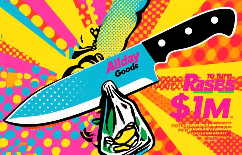 Allday Goods Raises $1M to Turn Plastic Waste into Kitchen Knives