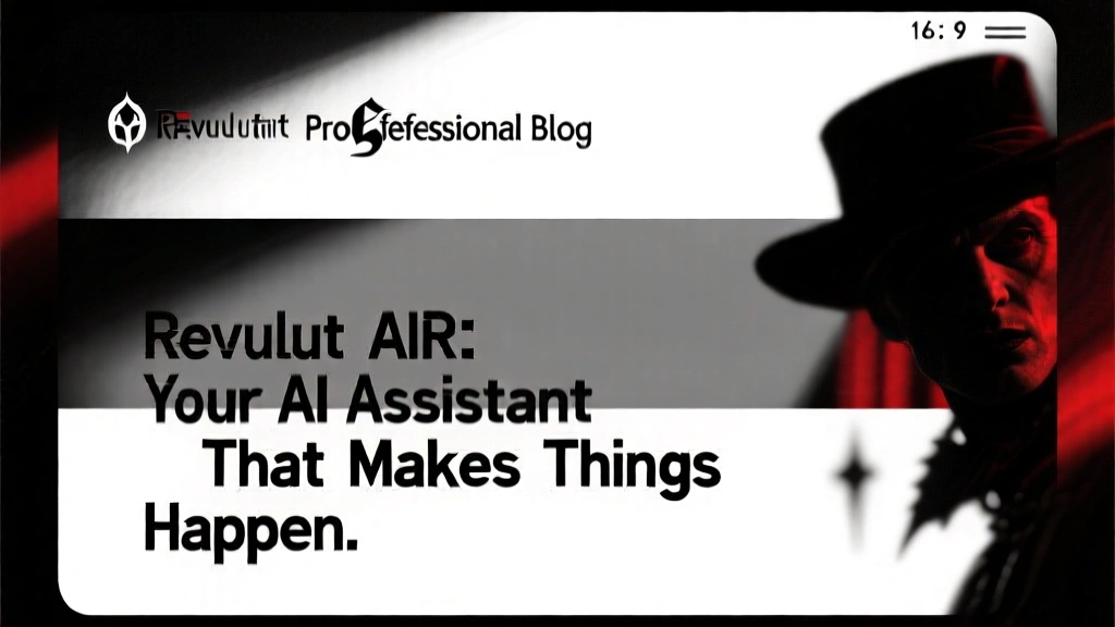 Revolut AIR: Your AI Assistant That Makes Things Happen