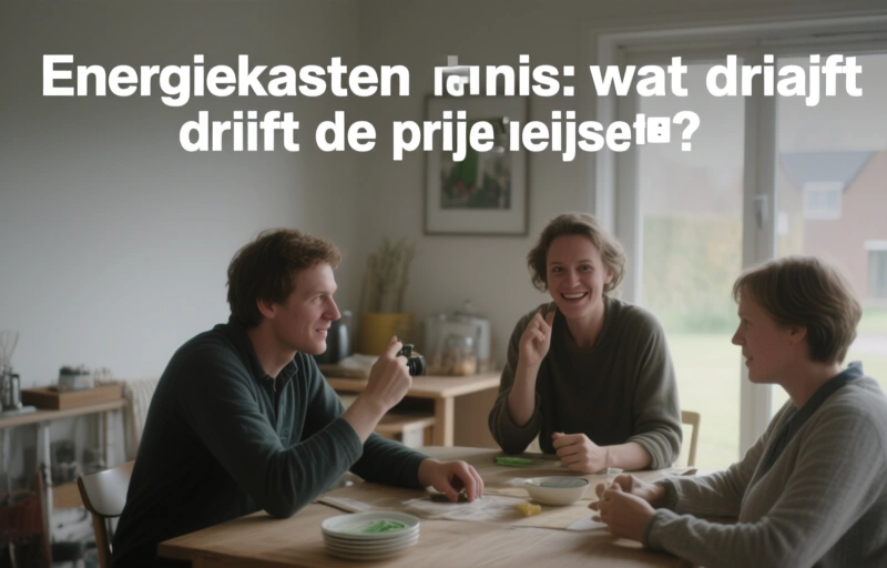 Energiekosten thuis: wat drijft de prijzen?