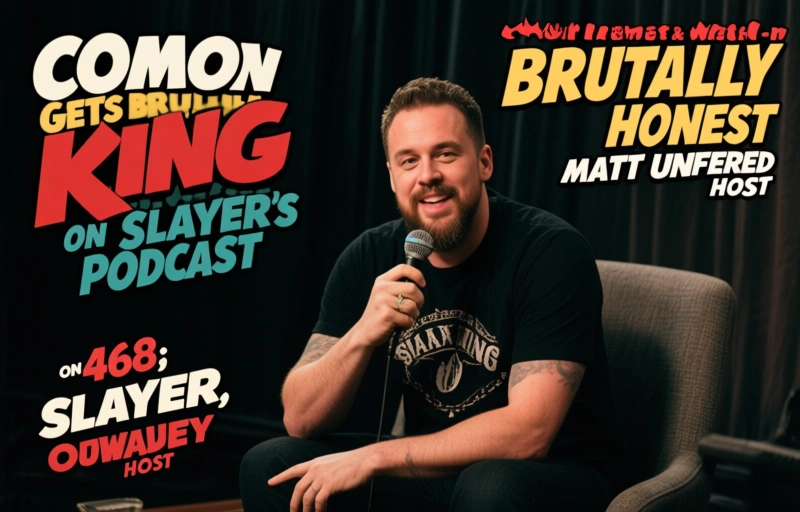 Visual representation of Comic Simon King Gets Brutally Honest on Matt Slayer's Podcast
