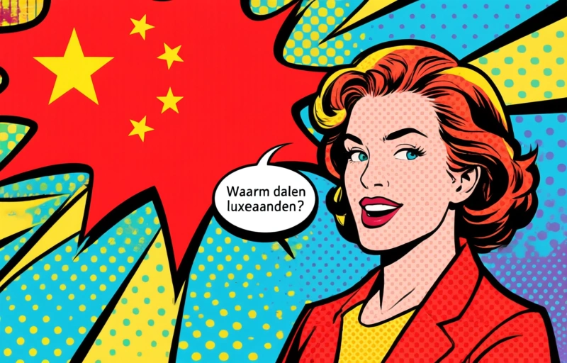 Visuele weergave van Luxemerken onder druk