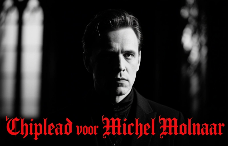 Visuele weergave van Michel Molenaar chipleader bij WSOP 2026 finaledag