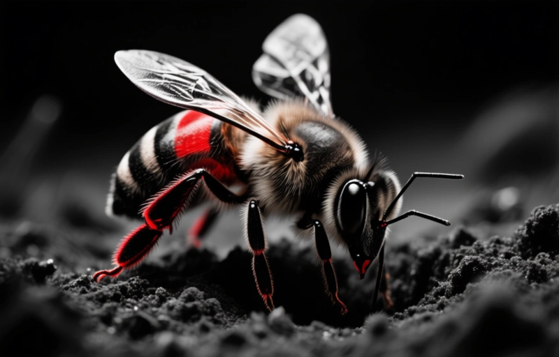 Visual representation of Bees' pollen hunt as tiring as flight takeoff, study finds