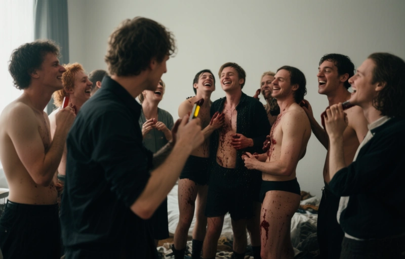 Jake Mathews nimmt elf Ladungen – Gangbang bei Cum Dump…