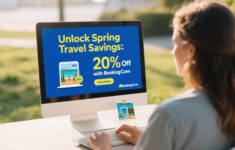 Visual representation of Unlock Spring Travel Savings