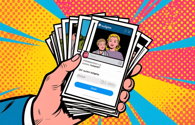 Visuele weergave van Instagram Instants