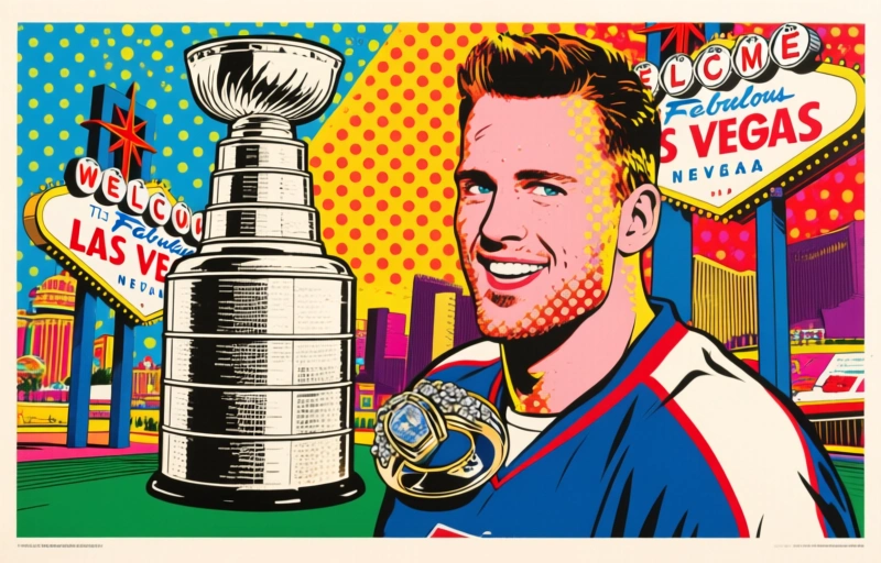 Stanley Cup trifft Brady's Super Bowl Ringe am Las Vegas Strip