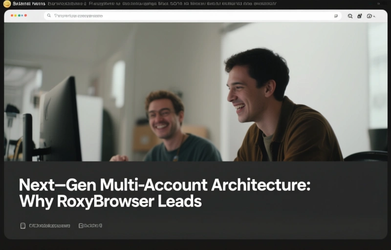 Next-Gen Multi-Account Architecture: Why RoxyBrowser Leads