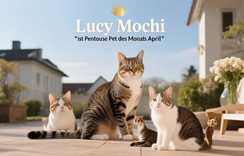 Visuelle Darstellung von Lucy Mochi ist Penthouse Pet des Monats April