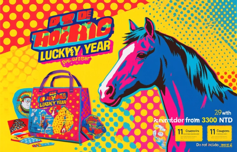 DE Digital Horse Year Lucky Bag: Pre-order from 2/9 with 3300 NTD Accessories & 11 Coupons