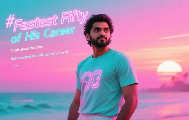 Visual representation of Rohit Sharma's Record-Breaking 78 Powers MI to Historic Win