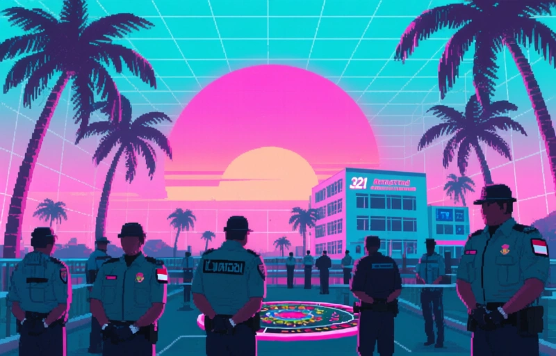 321 Arrested in Indonesia's Largest Online Gambling Raid