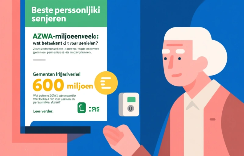 AZWA-miljoenen verdeeld: wat betekent dit voor senioren?