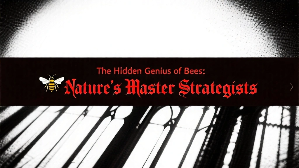 The Hidden Genius of Bees: Nature's Master Strategists