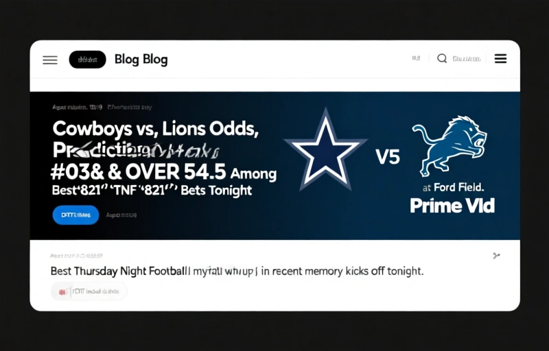 Cowboys vs. Lions Odds, Prediction: Dak’s Passing Yards & OVER 54.5 Among Best ‘TNF’ Bets Tonight