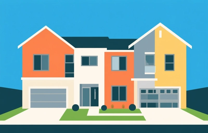 Visual representation of Victoria Garden Townhomes
