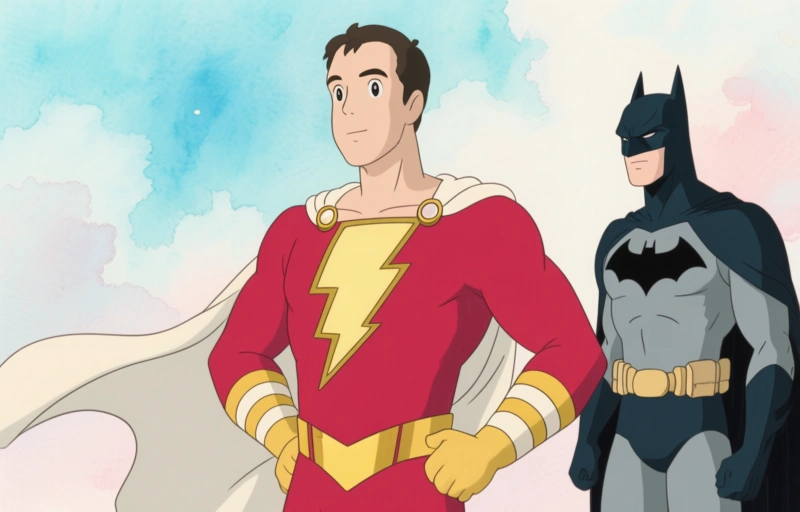 Visuele weergave van Shazam! Ontdek DC's unieke superheld op Prime Video