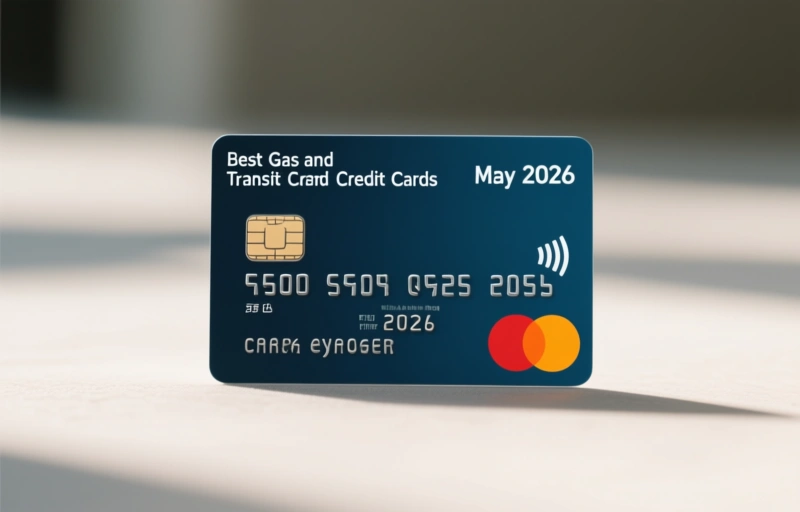 Visual representation of Best Gas and Transit Credit Cards May 2026