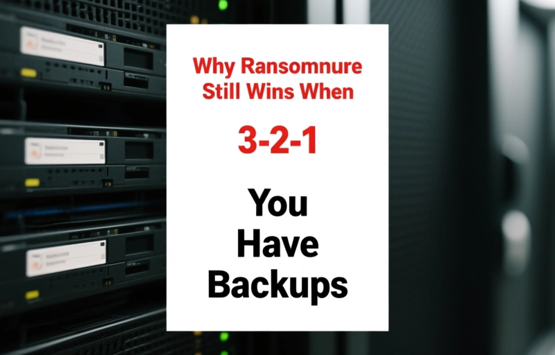 Visual representation of Why Ransomware Still Wins When You Have Backups