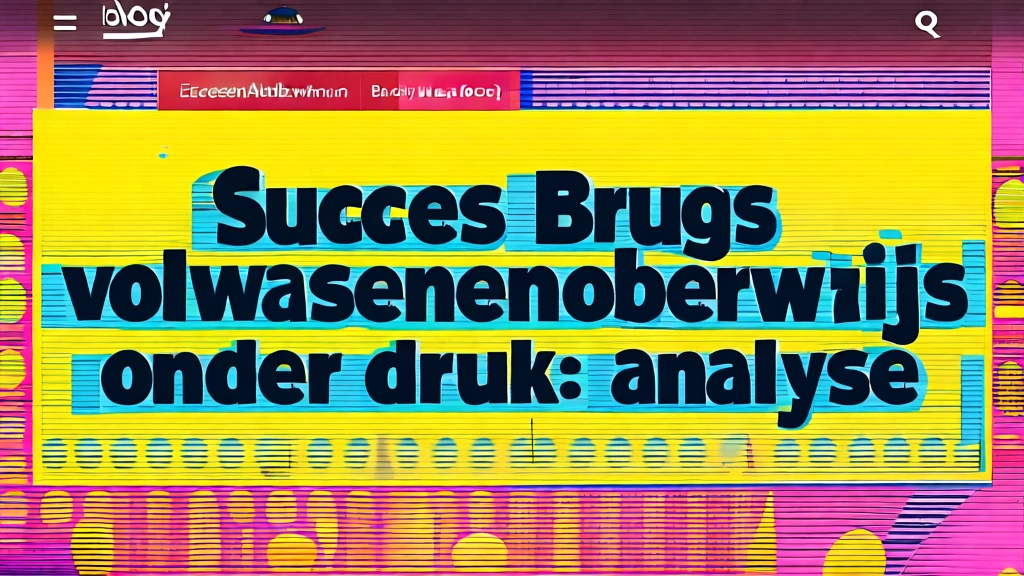 Succes Brugs volwassenenonderwijs onder druk: analyse