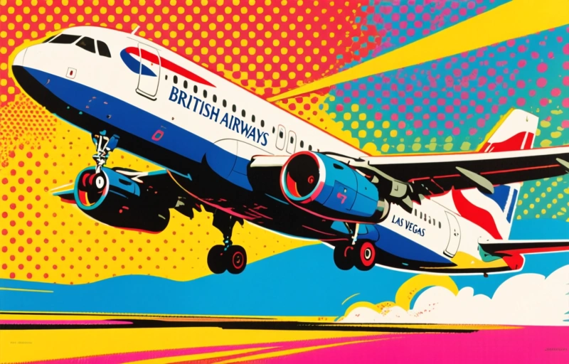 Avión de British Airways pierde rueda al despegar en Las Vegas