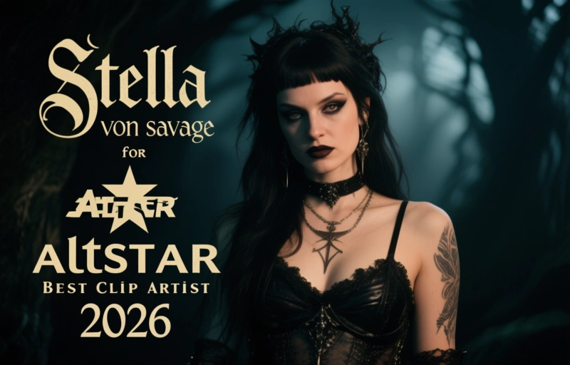 Visual representation of Stella Von Savage Nominated for AltStar Best Clip Artist 2026