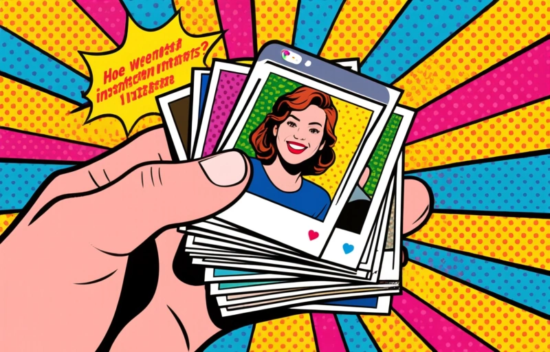 Visuele weergave van Instagram Instants