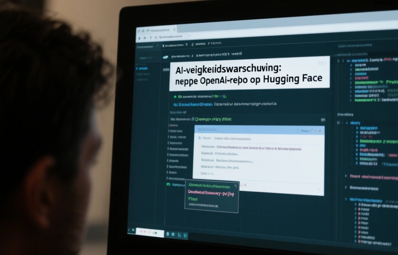 Visuele weergave van AI-veiligheidswaarschuwing