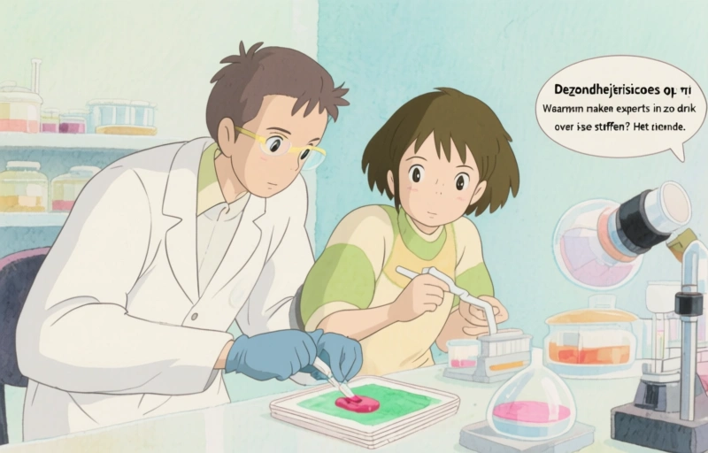 Visual representation of PFAS in ons bloed