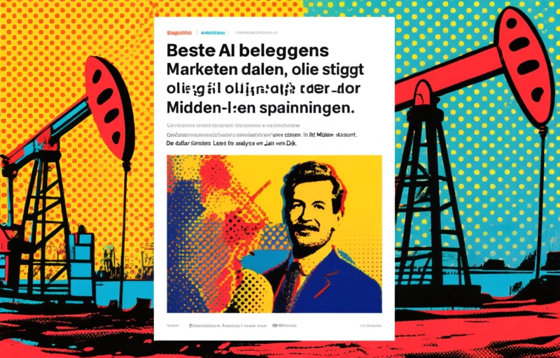 Markten dalen, olie stijgt door Midden-Oosten spanningen
