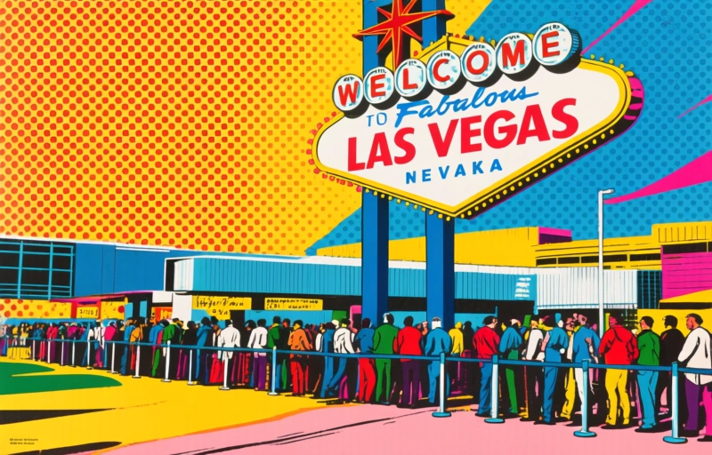 Las Vegasin lentokentän jonojen välttäminen hallituksen sulun aikana