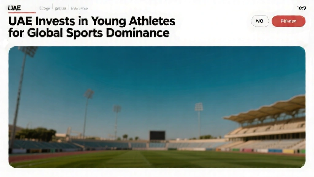 UAE Invests in Young Athletes for Global Sports Dominance