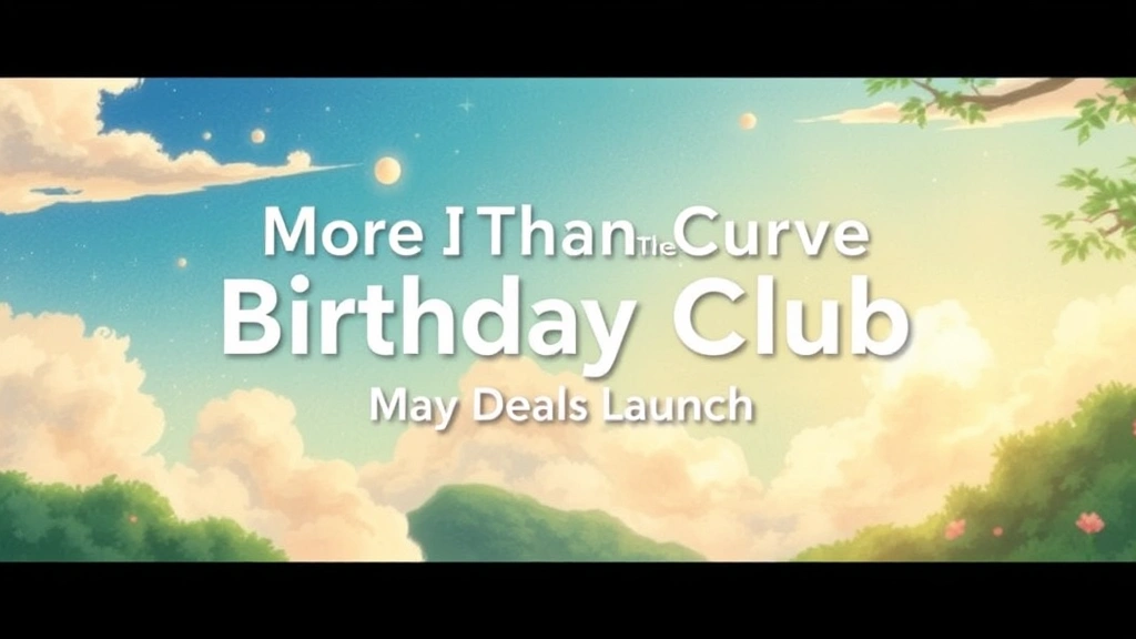 MoreThanTheCurve Birthday Club: May Deals Launch