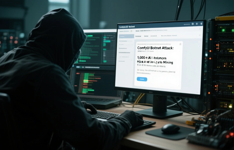 Visual representation of ComfyUI Botnet Attack