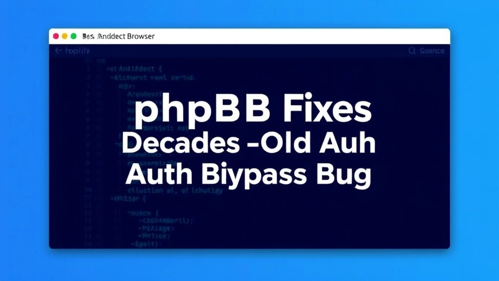 phpBB Fixes Decade-Old Auth Bypass Bug