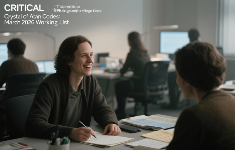 Crystal of Atlan Codes: March 2026 Working List