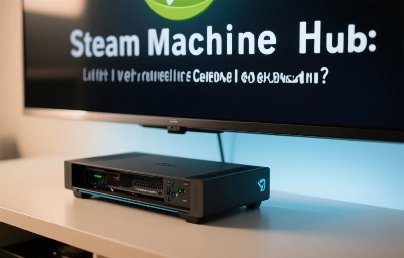 Visual representation of Steam Machine Hub
