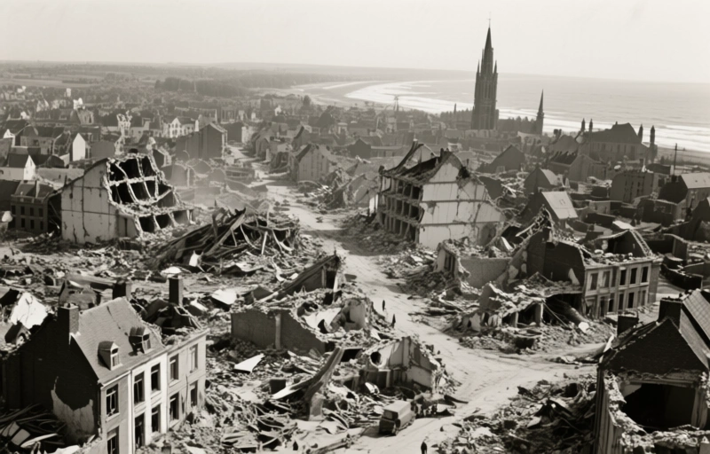 Visual representation of Belgium's Post-WWII Reconstruction