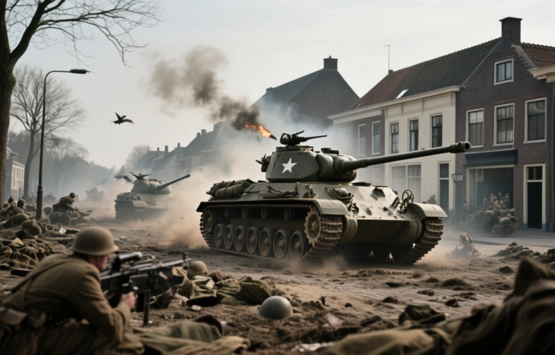 Visual representation of Last-Minute Tank Battle