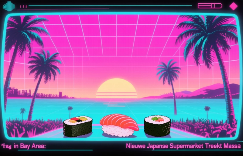 Sushi-rage in Bay Area: Nieuwe Japanse Supermarkt Trekt Massa's