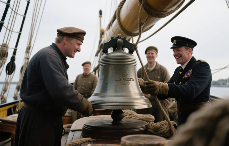 Belgian Maritime History Returns: HMS Godetia Ship's Bell