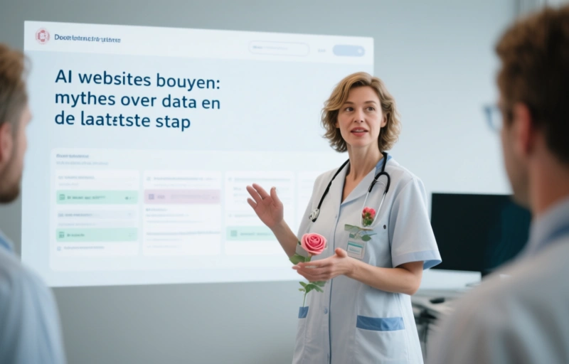 Visuele weergave van AI websites bouwen