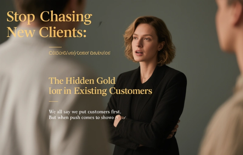 Visual representation of Stop Chasing New Clients