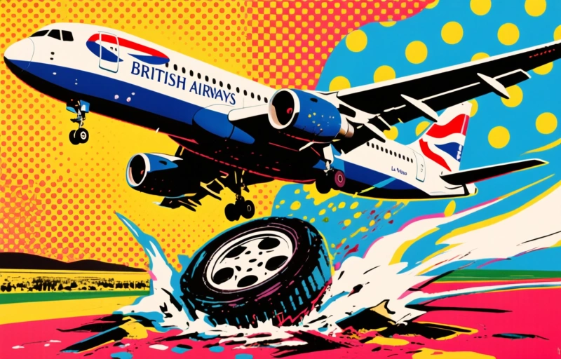 Incidente Aéreo: British Airways pierde neumático tras despegar de Las Vegas