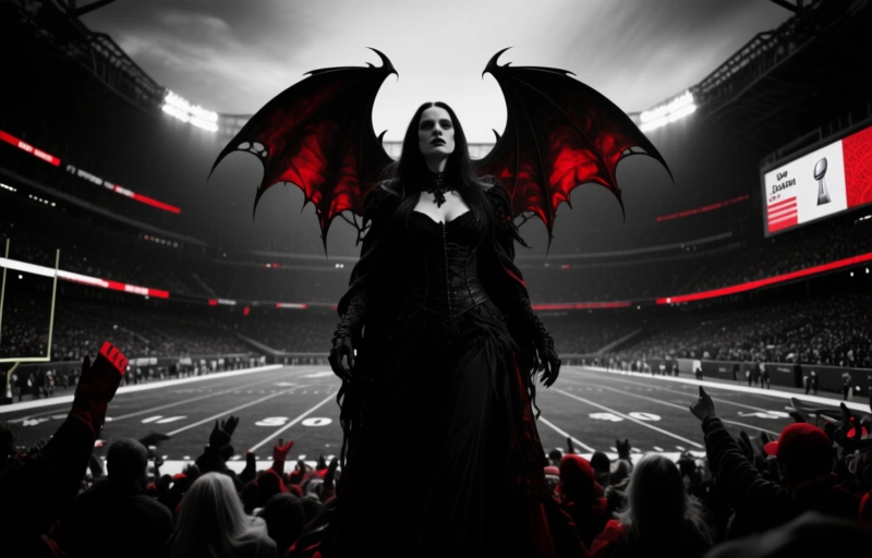 Visuelle Darstellung von Boyband-Star nimmt Hypothek für Super Bowl