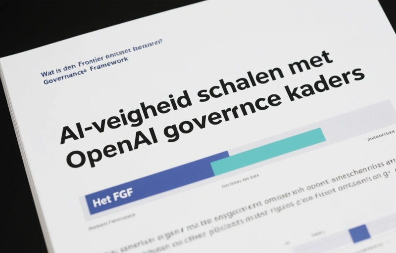 Visuele weergave van AI-veiligheid schalen met OpenAI governance kaders
