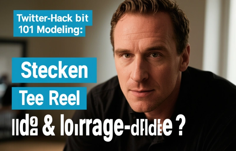Visuelle Darstellung von Twitter-Hack bei 101 Modeling