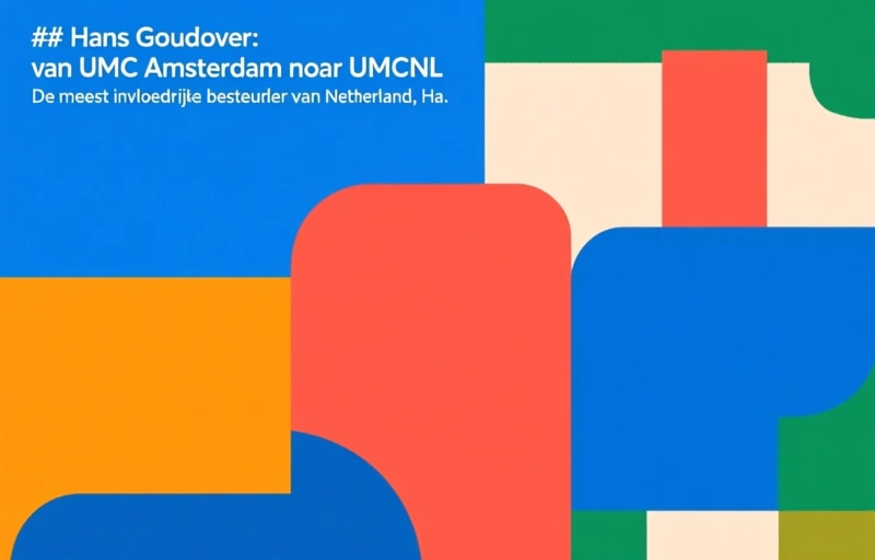 Visuele weergave van Topbestuurder Hans Goudoever nu ook voorzitter UMCNL